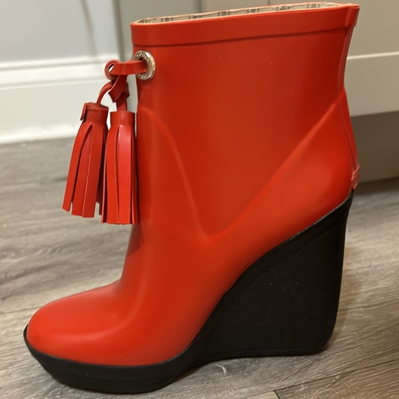 Red Coach Rain Boots - Picture 8 of 9